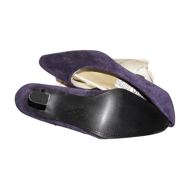 Moises Tootsies Collection Suede Heels Bundle — Red & Purple (Size 7.5M) - Picture 10 of 13